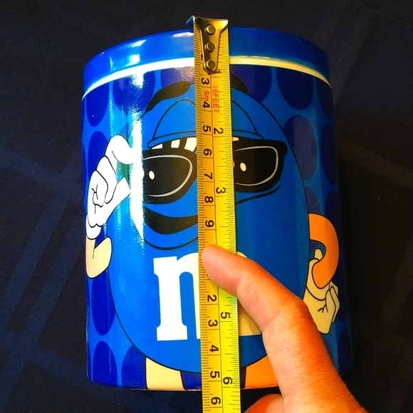 Vintage Blue M&M Candy Collectible Ceramic - Picture 7 of 7